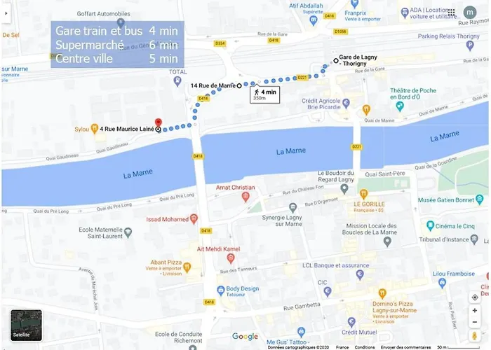 Les 4 Reflets De La Marne Pomponne