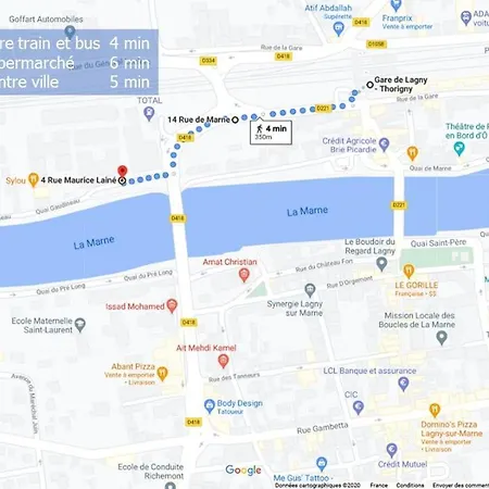 Les 4 Reflets De La Marne Pomponne